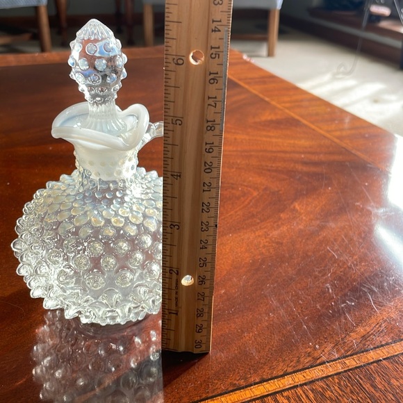 Fenton French Opalescent Hobnail Cruet - Picture 9 of 10